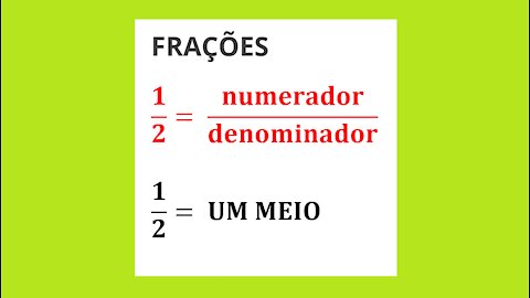 MATEMÁTICA – AULA 34 – NOTAÇÃO DA FRAÇÃO E SUAS OPERAÇÕES