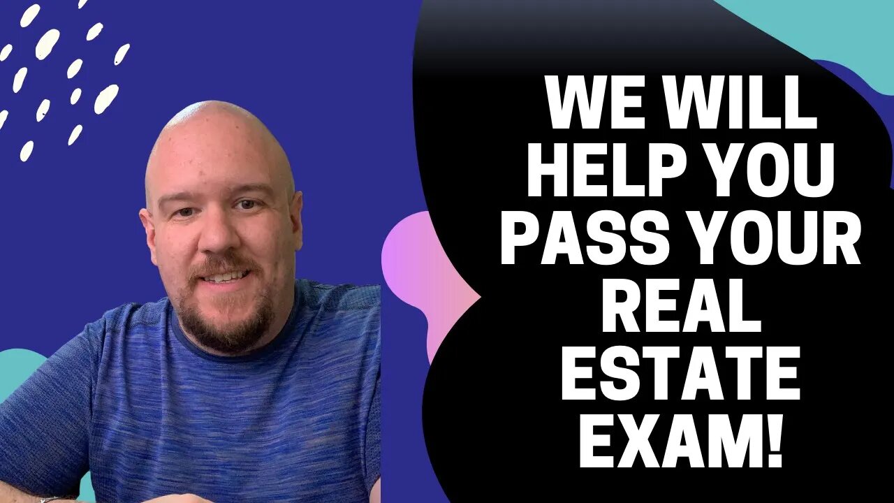 Real estate exam private 1-1 -- we will help you pass!