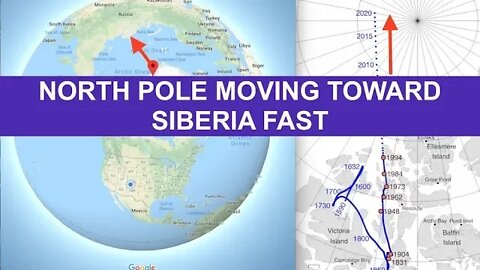 Pole Shift, Earths Magnetic Field is Rapidly Moving to Siberia Causing Navigation Errors