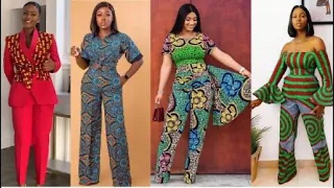 Beautiful Ankara Blouse and Trouser Styles For Women