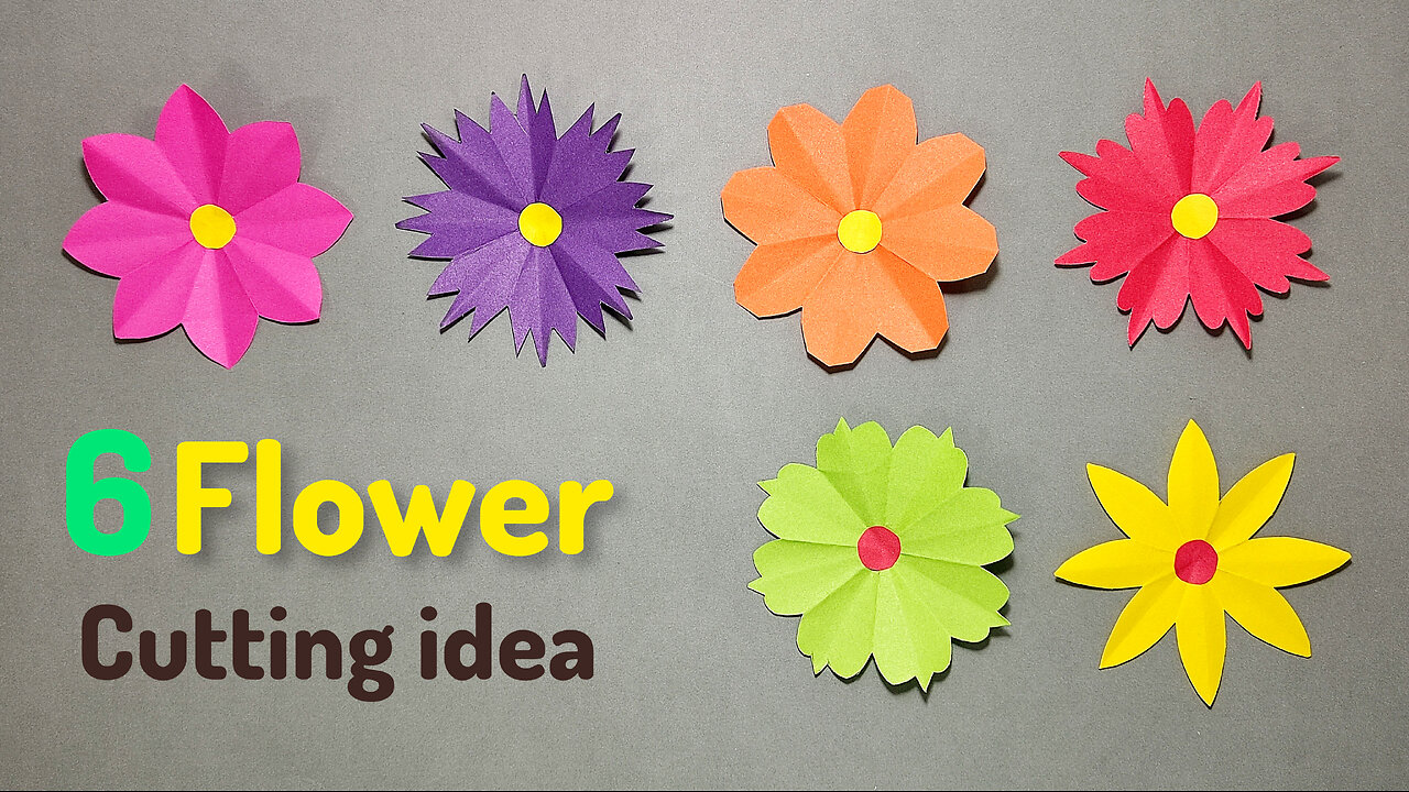 How to Make "Paper Flowers" with 6 Interesting Ideas. DIY Crafts Origami