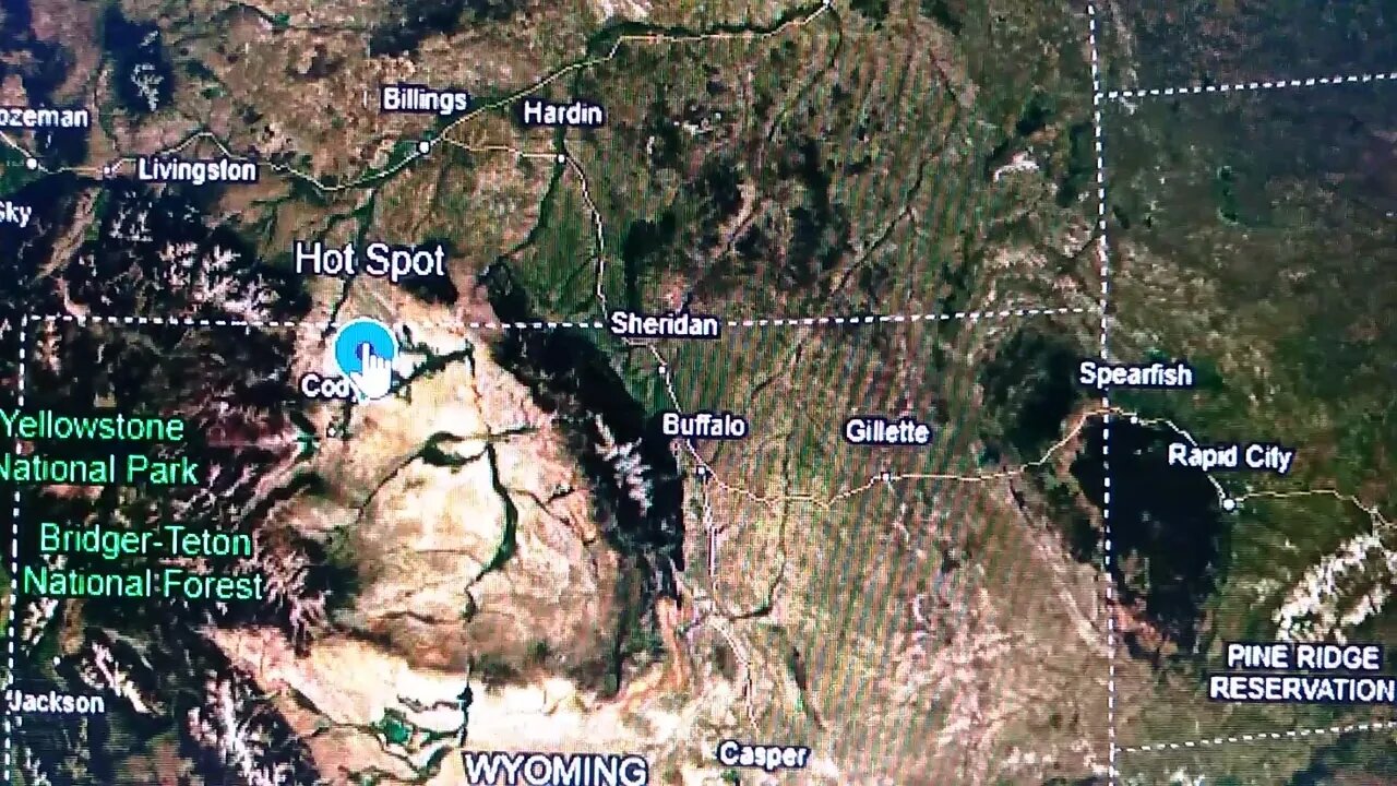 Hot Spots Wyoming & NW Oregon & NW San Francisco. 10/9/2023