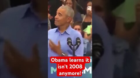 Obama no longer controls the crowd