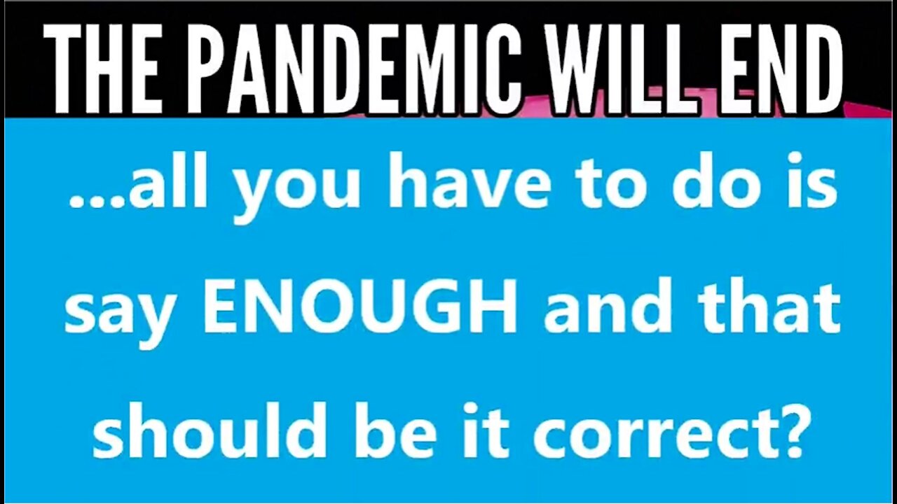 ...all you have to do is say ENOUGH and that should be it correct?[mirrored]