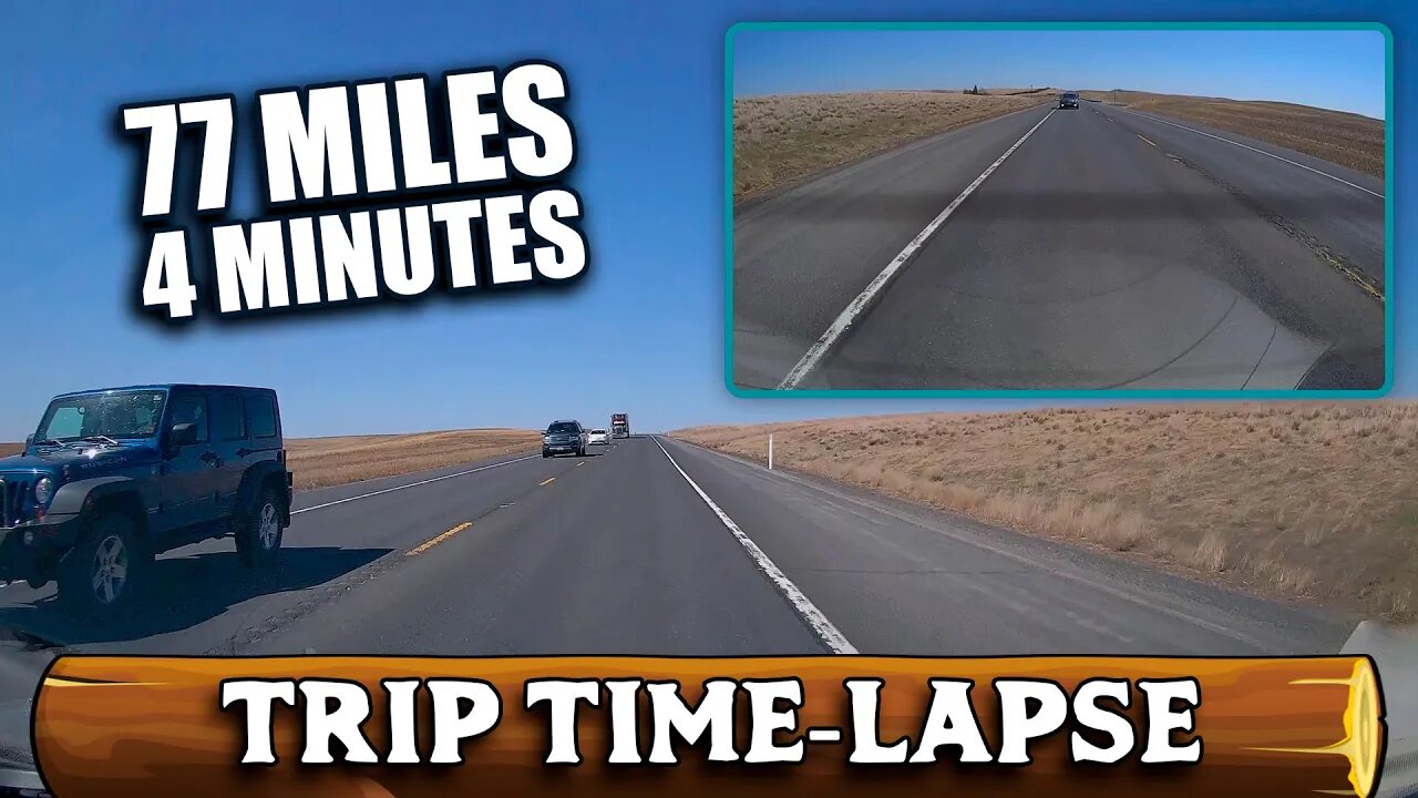 Time-Lapse: EV Road Trip to Electric City, WA [4K Ultra HD]