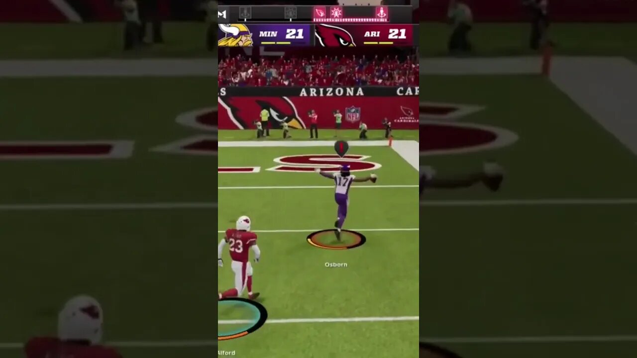 VIKINGS GAME WINNER IN OVERTIME!! #vikings #madden22 #drw15