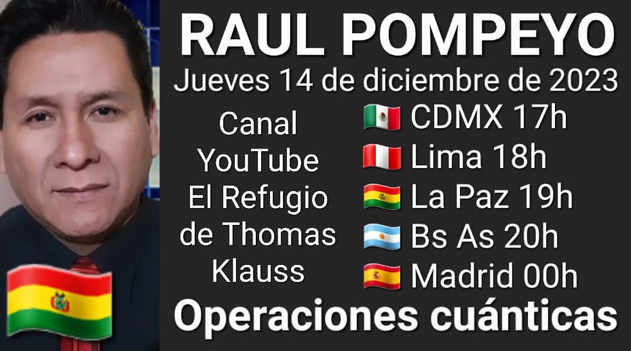 Operaciones cuánticas // Raul Pompeyo 🇧🇴 @Raul Pompeyo en la Energía Inteligente (15-12-24)