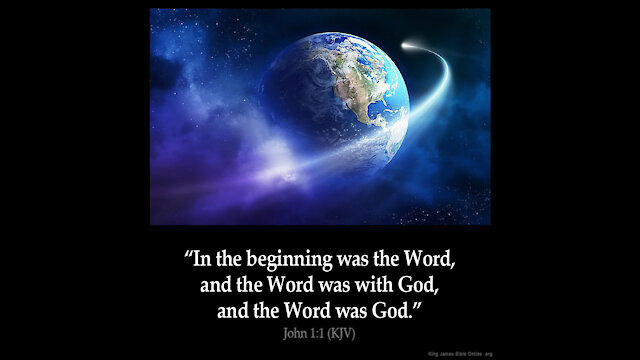 In the beginning was The Word !