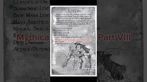 Mythical Creatures Part VIII