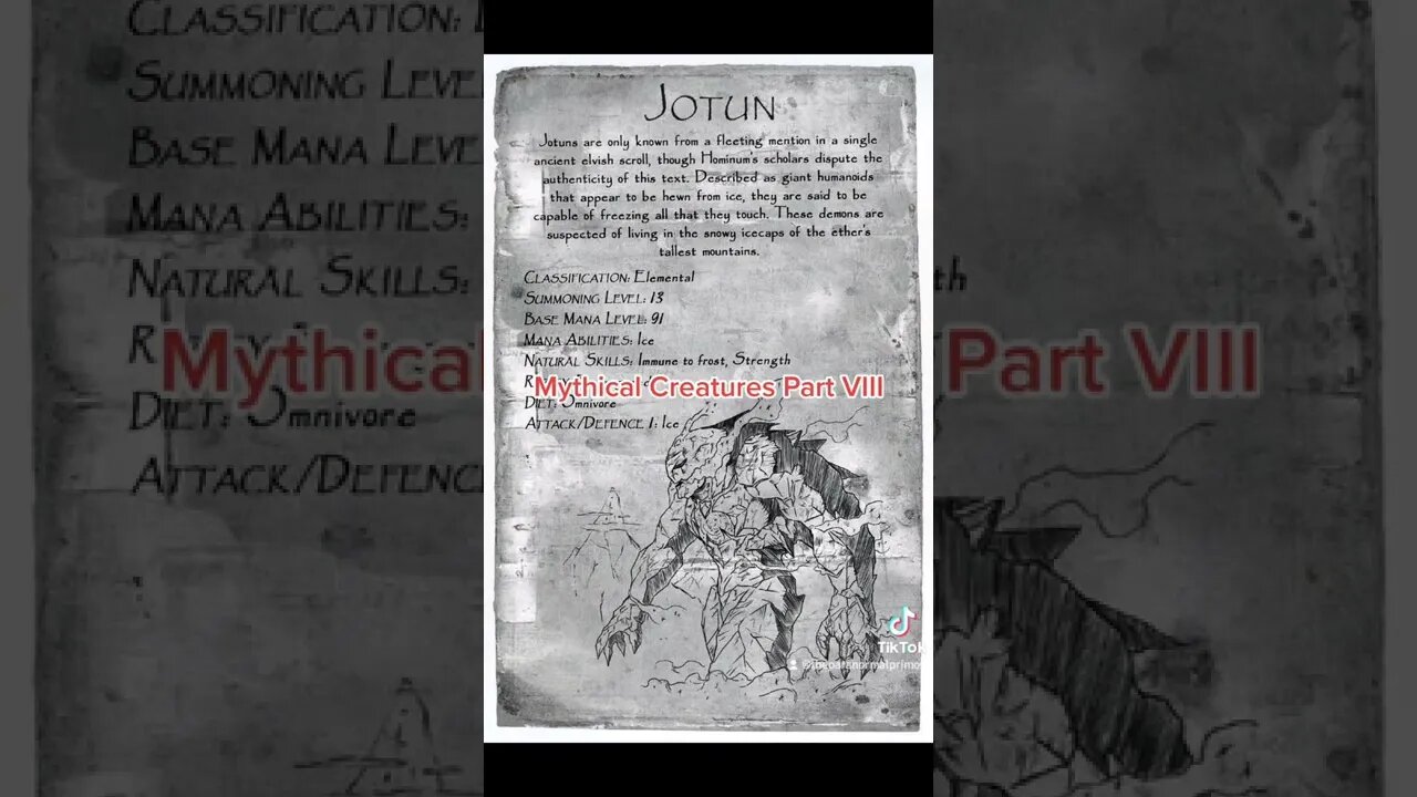 Mythical Creatures Part VIII