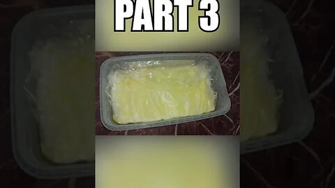 طريقة عمل الزبده في البيت بكوب زيت وكوب حليب PART 3