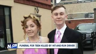 Funeral for teen victim of hit-and-run driver