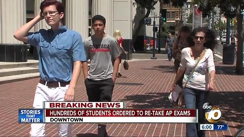 Hundreds students ordered to re-take AP exams