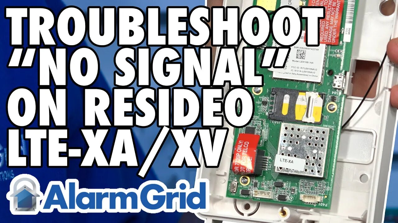 Resideo LTE XA or LTE XV: Troubleshooting "No Signal" Issue