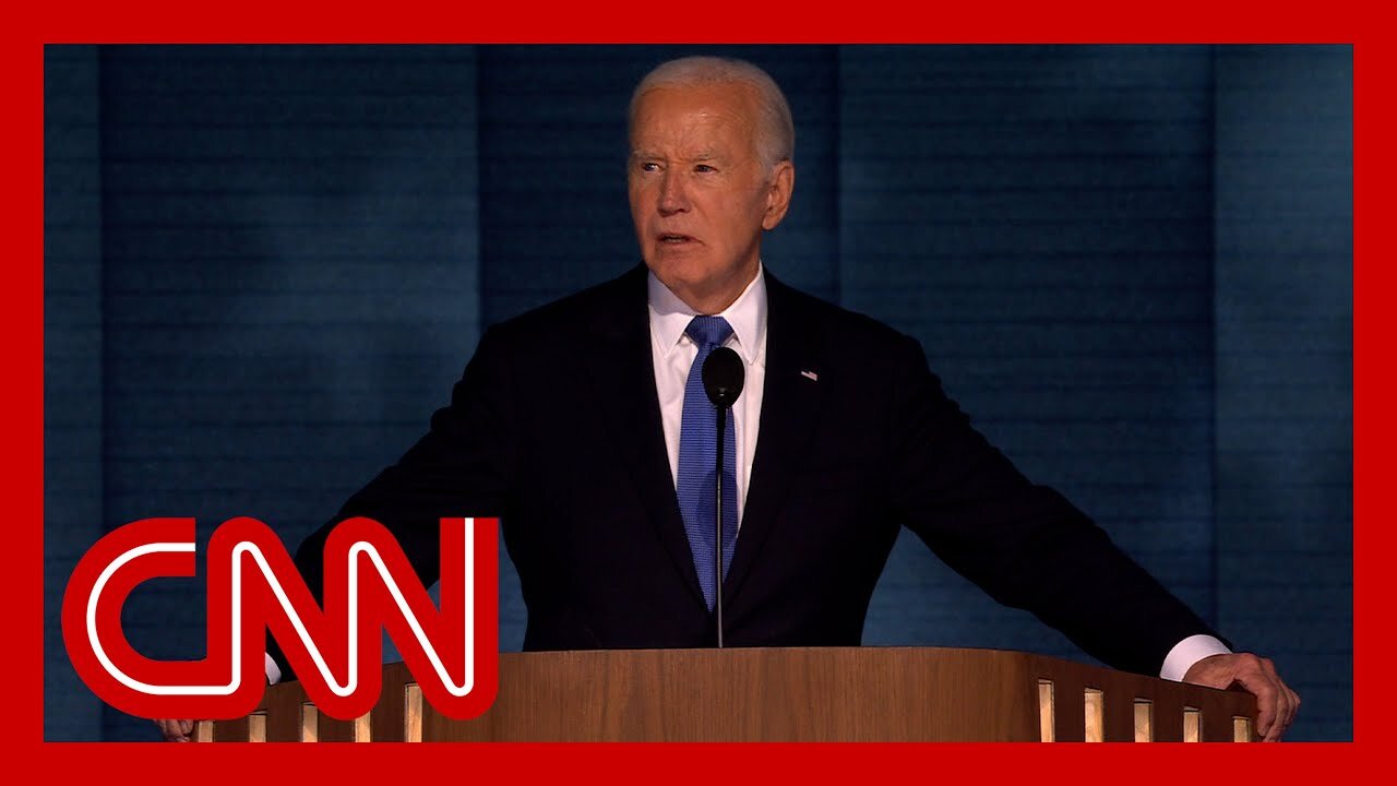 Hear Biden speak on first night of DNC