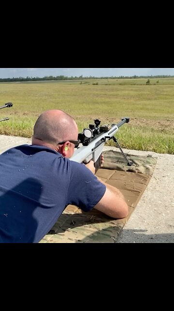 Shooting 50 cal in slow motion