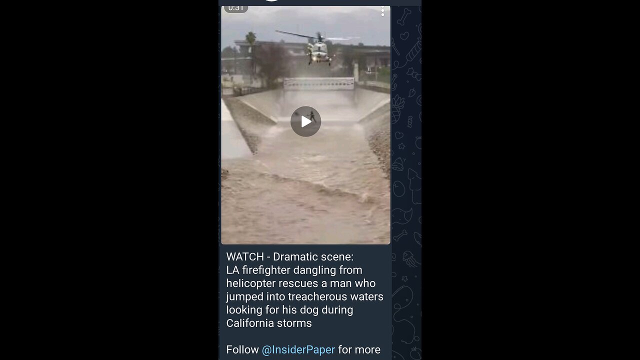 News Shorts: Man Saved from California Floods