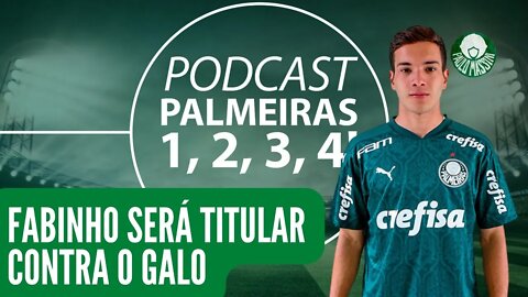 FABINHO SERÁ TITULAR CONTRA O GALO. MAIS UMA FINAL. #PALMEIRAS