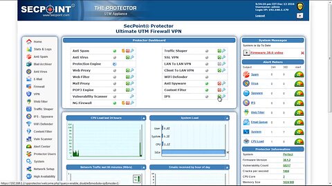 Protector IPS 64 Bit Setup Menu