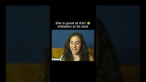 Her smiles after each imitation does it for me 😄 it shows that she enjoys doing it