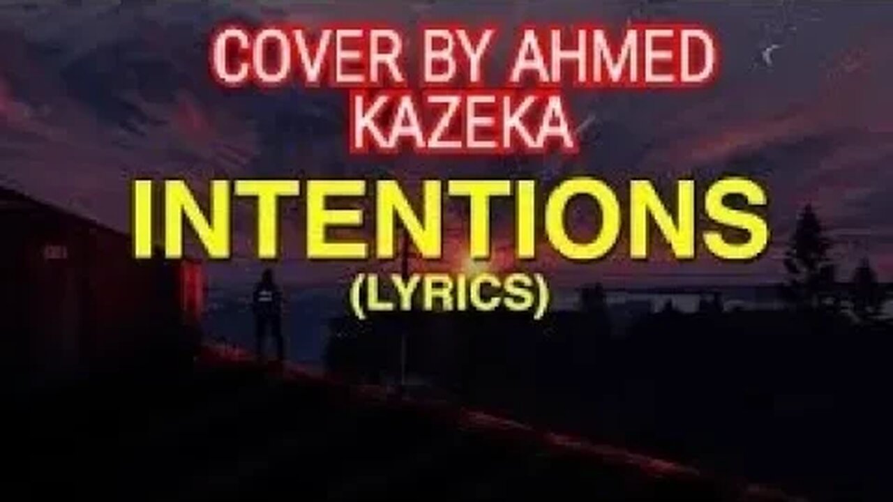 Justin Bieber - Intentions Lyrics ft. Quavo COVER BY AHMED KAZEKA