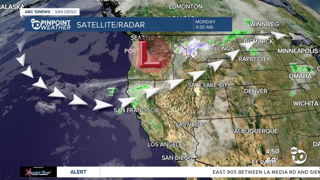 ABC 10News Pinpoint Weather with Meteorologist Megan Parry