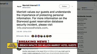 Breach impacts 500 million Marriot Hotel guests