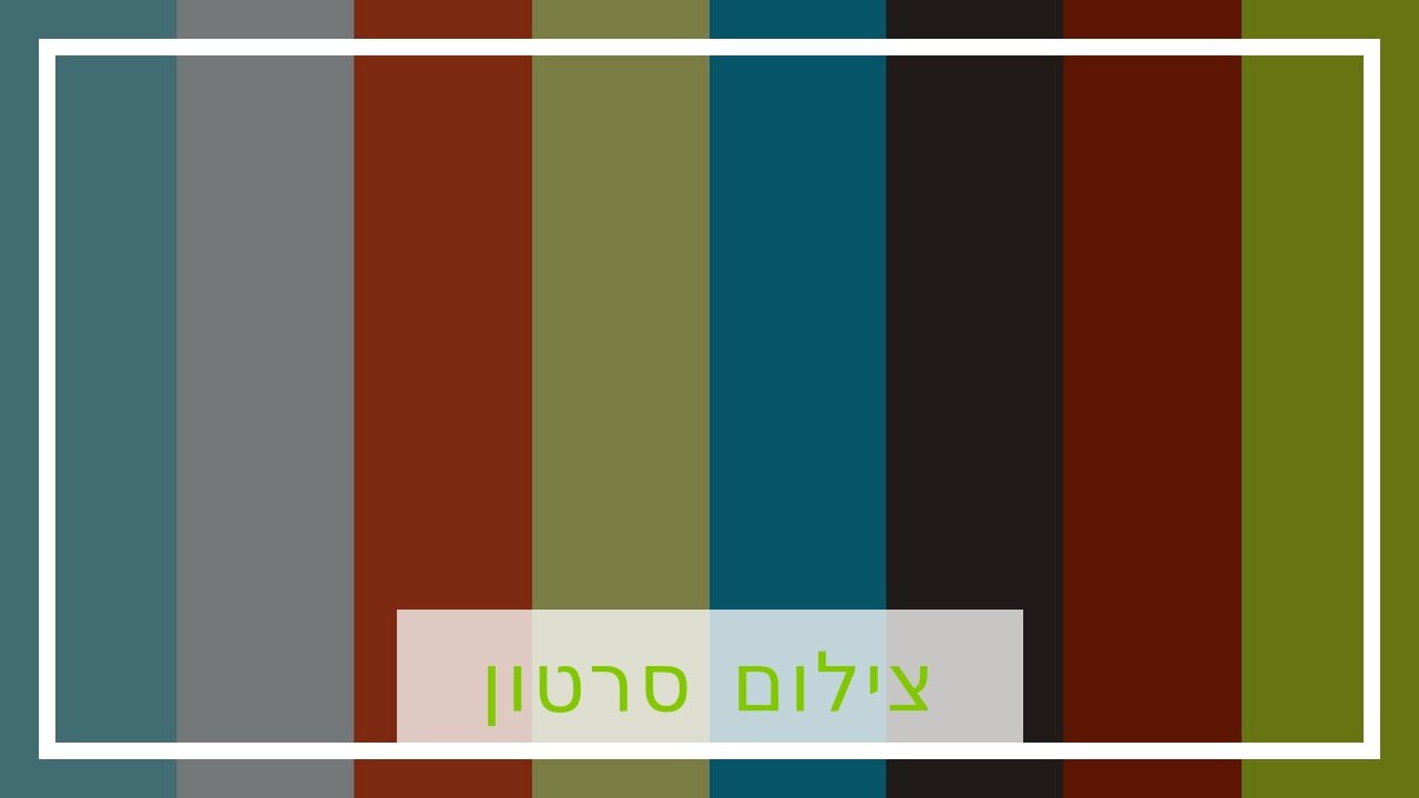 צילום סרטון תדמית - shivuknet.co.il