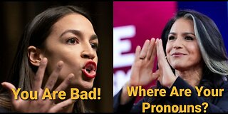 AOC Still Triggered By Tulsi Gabbard & AOC Removed Her Pronouns From Her Bio