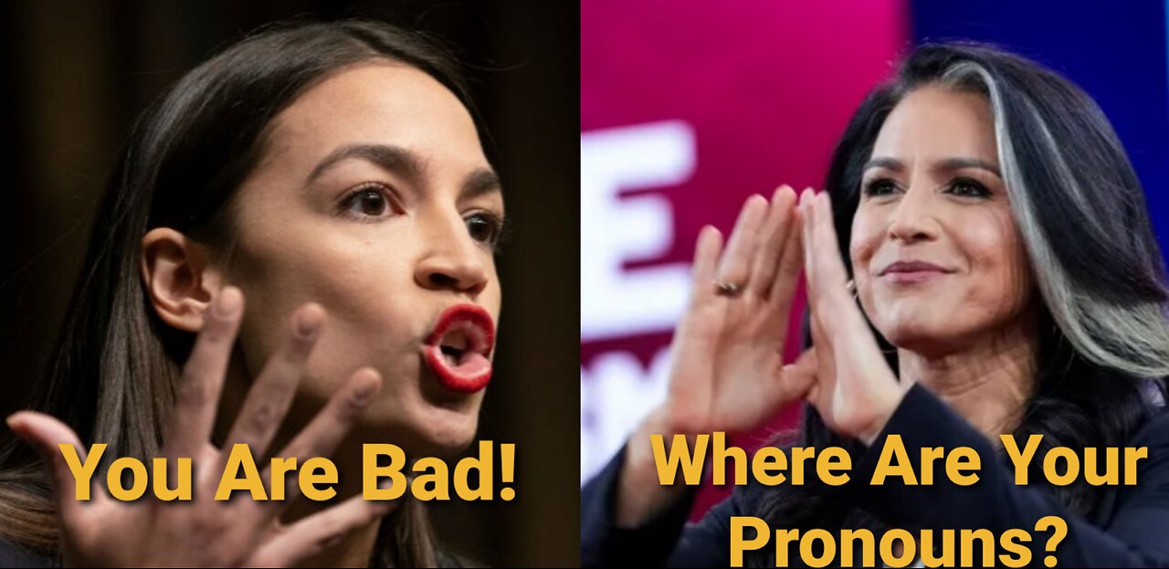 AOC Still Triggered By Tulsi Gabbard & AOC Removed Her Pronouns From Her Bio