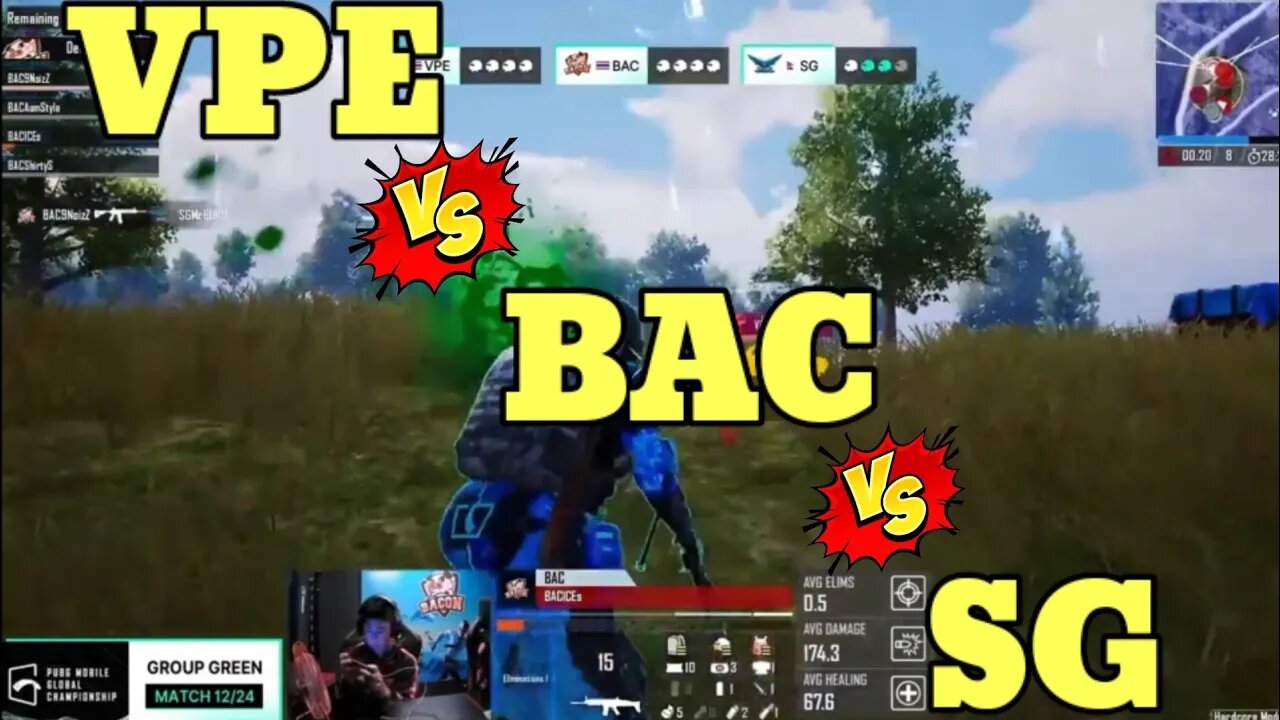 😱VPE vs BAC vs SG final battle in PMGC2022😱 #pmgc #vpe #sg #pubgmobile #sergiogaming