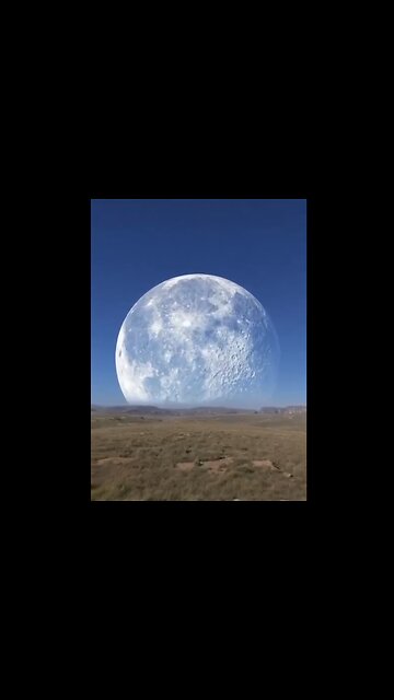 The MOON - This video was filmed inside the Arctic Circle, - Canada-Alaska-Russia border.