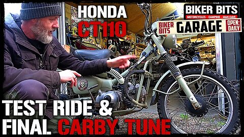 Honda CT110 Test Ride and Final Carby Tune!