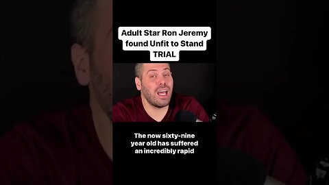 Adult Star Ron Jeremy found unfit to stand Trial #shorts