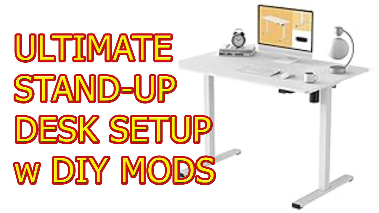 ULTIMATE DIY Setup Adjustable Electric Stand UP Desk FLEXISPOT for GAMING REVIEW #wisebuyreviews