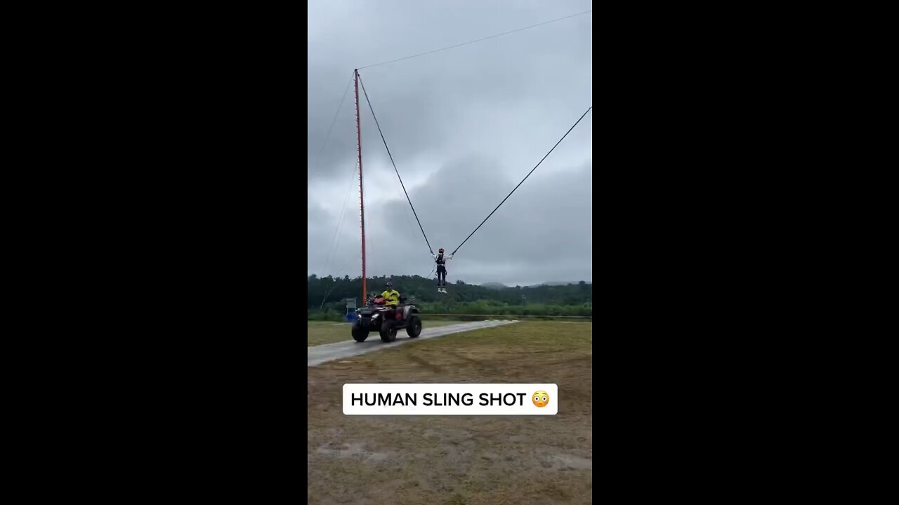 Human slingshot 🤯🤯🤯🤯🤯