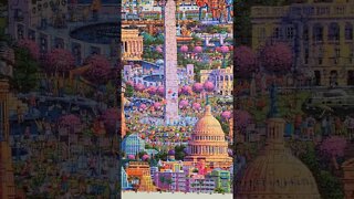 60000 Piece What a Wonderful World Jigsaw Puzzle Day 27! #puzzles #puzzle #jigsawpuzzles #shorts