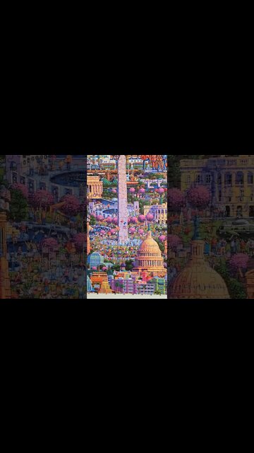 60000 Piece What a Wonderful World Jigsaw Puzzle Day 27! #puzzles #puzzle #jigsawpuzzles #shorts