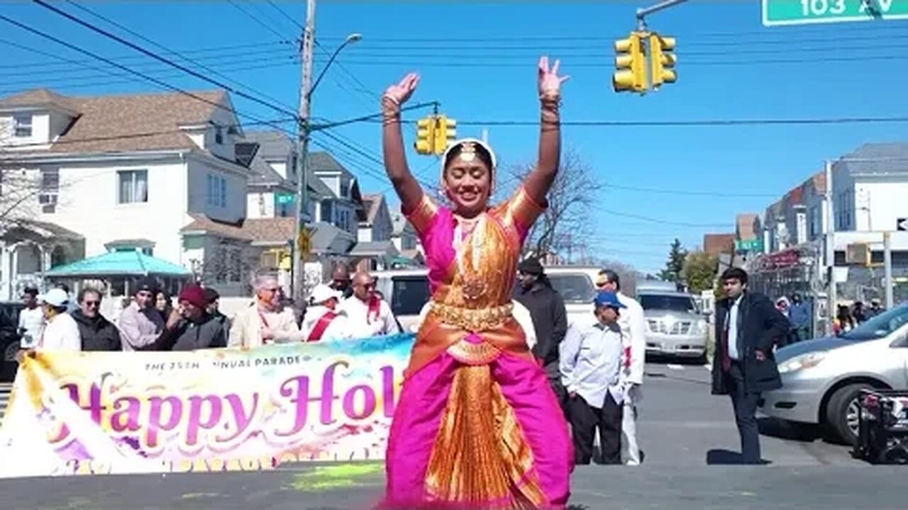 #Phagwah Parade 2023 Richmond Hill NY 3/26/23 RAJKUMAR/DELGADO/RICHARDS/SCHULMAN/WEPRIN/HITALL #holi
