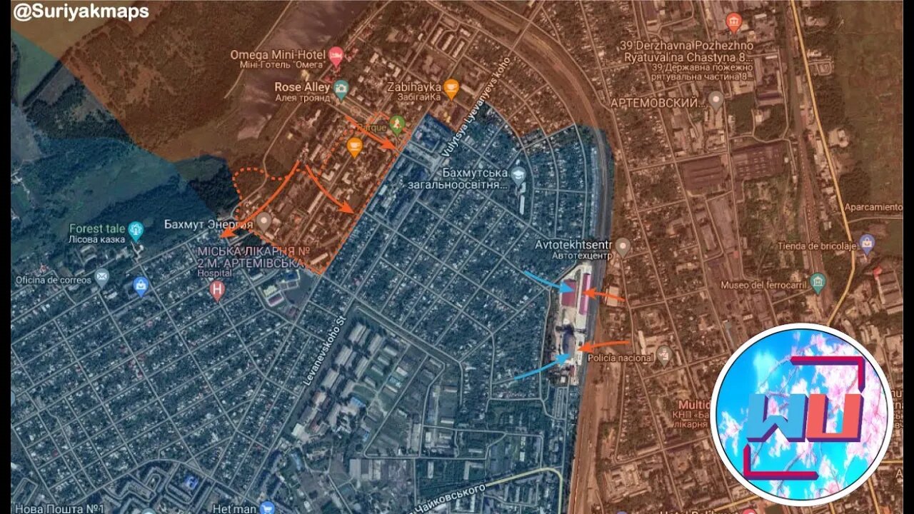 Russian Forces Advance South Of Rose Alley | Bakhmut Quick Update | 13/04/23