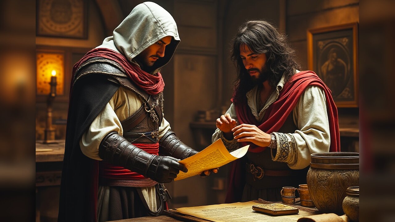 Assassins creed II: Ezio and De Vinci solve a Codex - episode 5