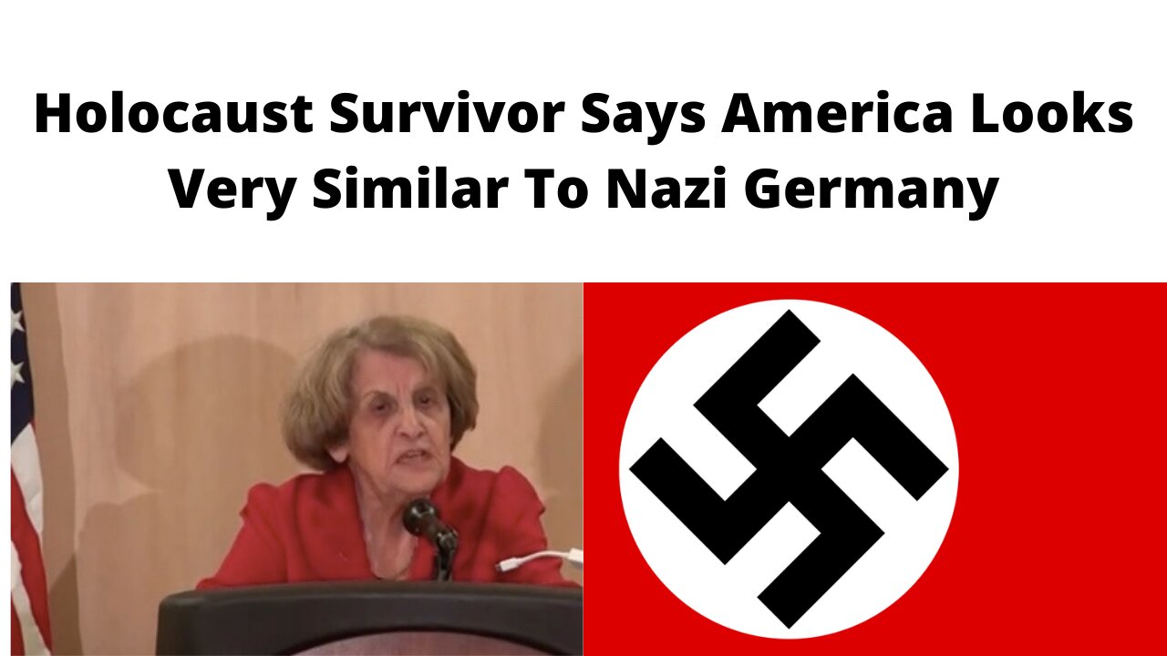 Holocaust Survivor Has Chilling Words For All Americans