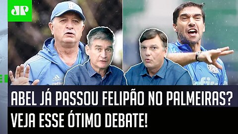 "Pra SER SINCERO, eu DETESTO ISSO! Gente..." Mauro Cezar é DIRETO em DEBATE sobre Abel e Felipão!