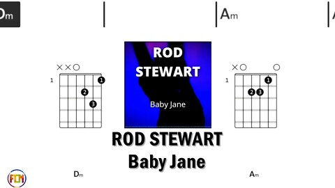 ROD STEWART Baby Jane - FCN Guitar Chords & Lyrics HD