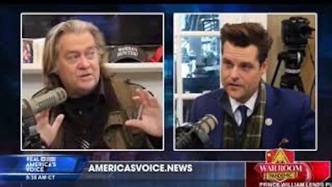 Matt Gaetz Steve Bannon Discuss Foreign Policy & CCP