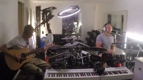 Soaring Indie Rock Drop D drive-rock-funk & blues Improv - guitar & drums DUET - JHE (JE) - 9/27/22