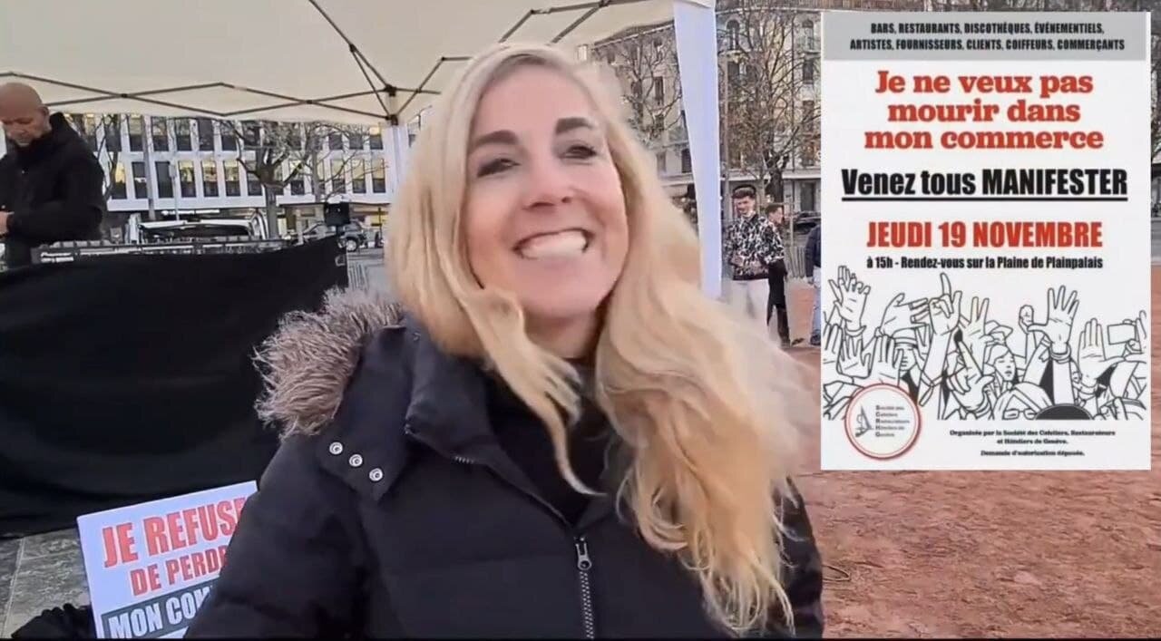 Rassemblement à Genève 19.11.20 - Soutien à nos indépendants ! (censurée 2 fois)