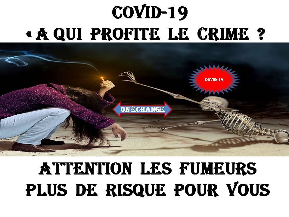 COVID-19 A qui profite le crime ??????