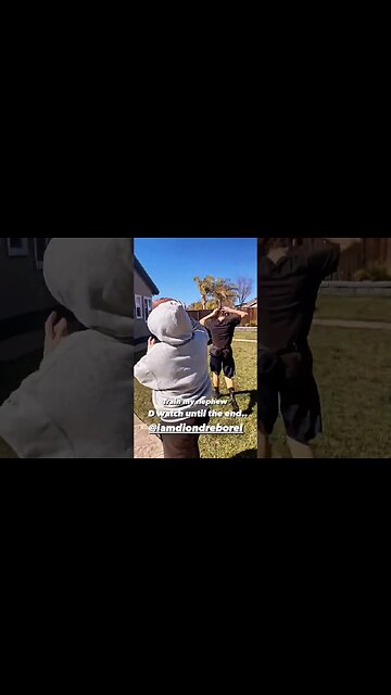 Train my nephew.. watch until the end..