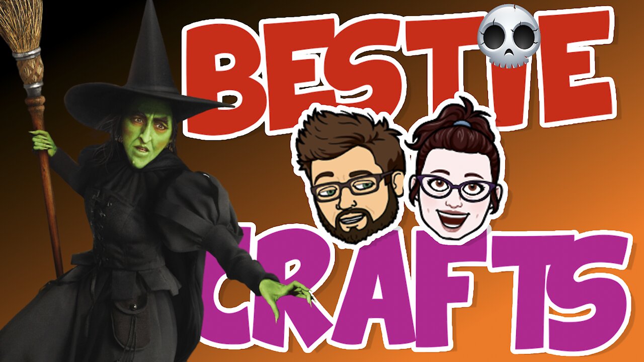 Bestie Crafts - Make an enchanting Halloween decorated Magic Glass Block!